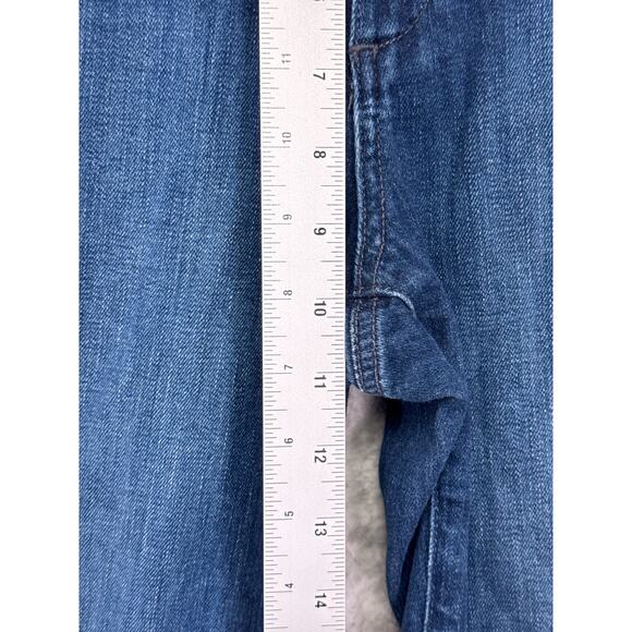 Paige Jeans 25 Petite Womens Anessa High Rise Wide Leg Cropped - Picture 4 of 9